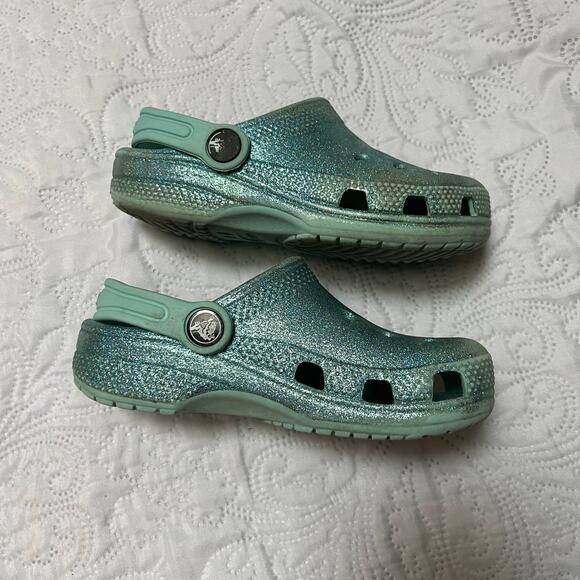 Crocs Classic Glitter Clogs Size 11 - Picture 4 of 8